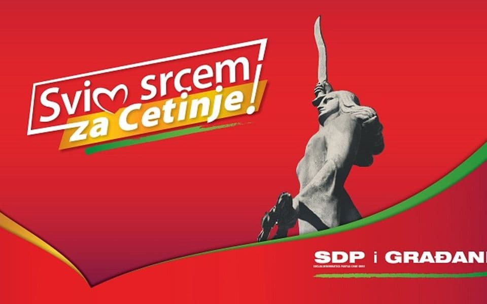 SDP Cetinje: Vlast će činiti isključivo naša lista i Stara garda, sve drugo manipulacija