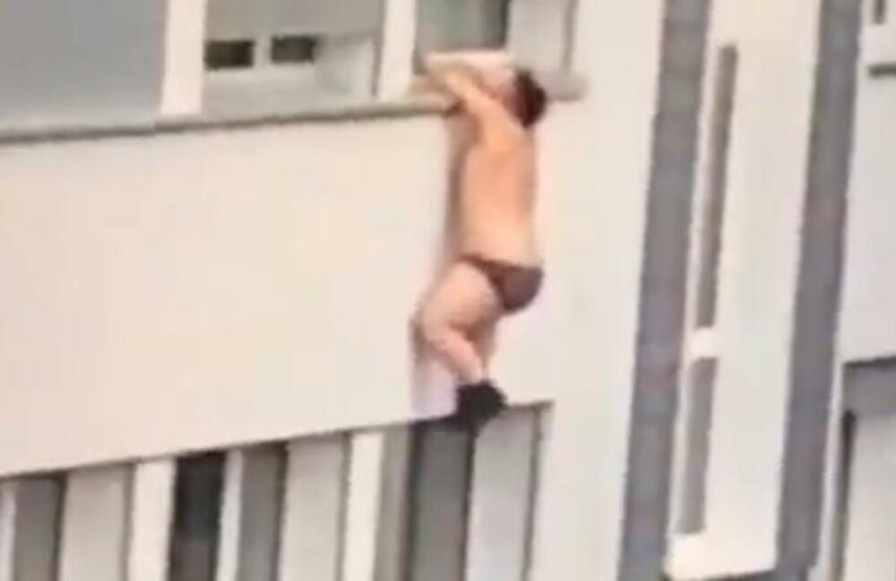 VIDEO: Švaler bježao kroz prozor, snimak nasmijao svijet VIDEO