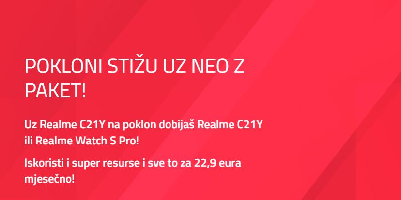 Izaberi svoju kombinaciju za 22,9 eura mjesečno