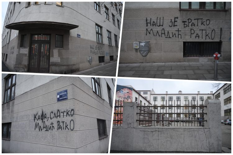 U Beogradu prekrečen grafit posvećen Mladiću