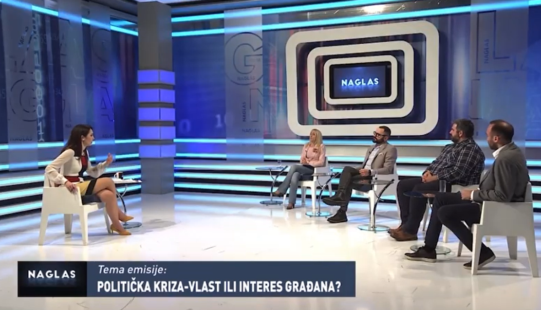 Medija centar DPS: Da li je javno saopšteni stav urednice emisije Naglas, ujedno i stav nacionalnog Javnog servisa?