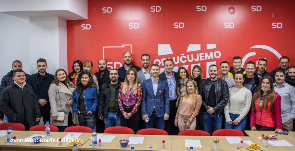 Mašković predsjednik Omladine Socijaldemokrata Podgorice