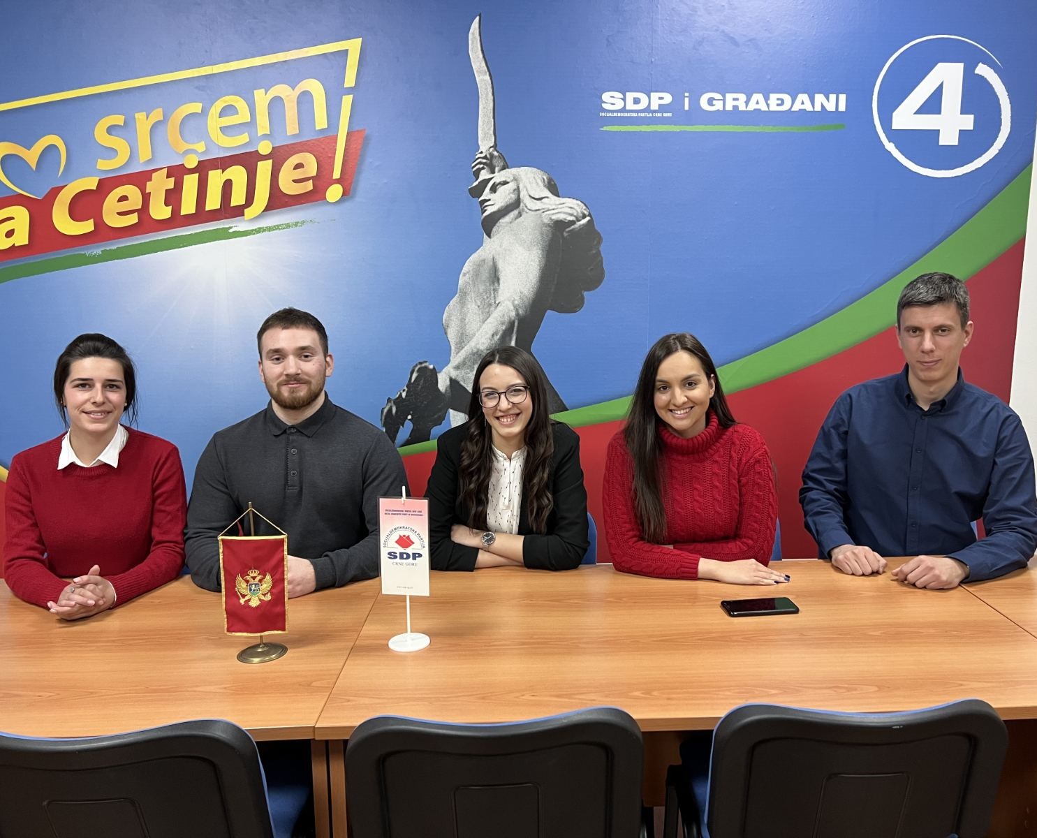 Marković i Pajović na čelu Foruma mladih SDP Cetinje