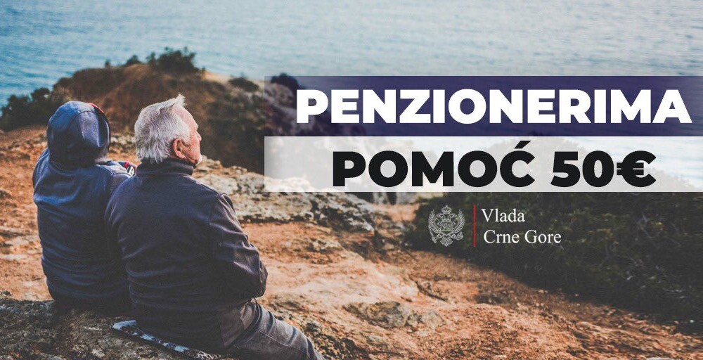 Penzionerima čija je penzija ispod prosječne pomoć od 50 eura