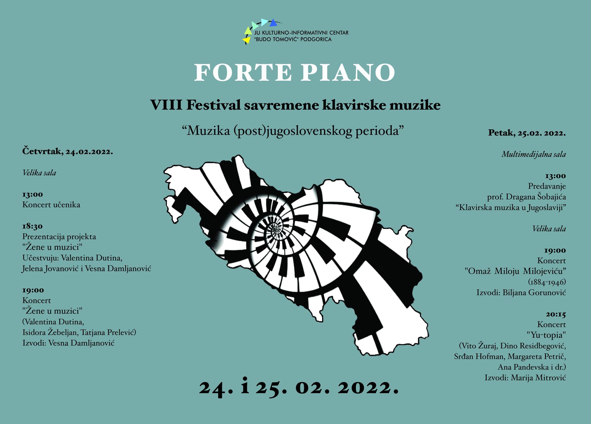 Festival savremene klavirske muzike – Forte piano počinje danas u KIC-u