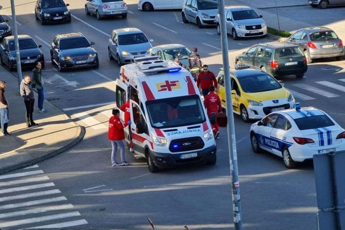 Žena povrijeđena na pješačkom prelazu kod Siti mola