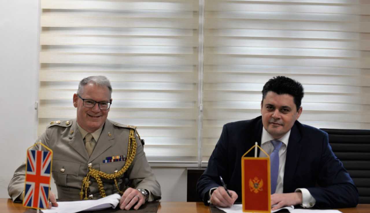 Nastavak sadržajne i bogate saradnje u oblasti odbrane Crne Gore i Ujedinjenog Kraljevstva