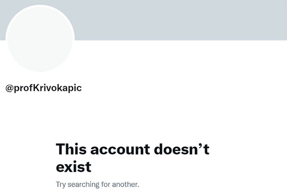 Krivokapić ugasio nalog na Twitteru