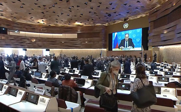 VIDEO: Zapadne diplomate napustile prostoriju kada je Lavrov krenuo da govori