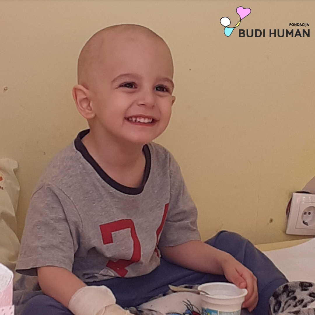 Za trogodišnjeg Bogdana koji boluje od leukemije Fondacija uputila pomoć od 3.000 eura
