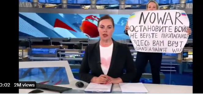 VIDEO Moj otac je Ukrajinac, moja majka Ruskinja, oni nikada nisu bili neprijatelji; Marina je upala sama u program Putinove TV