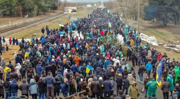 VIDEO: Ukrajinci napravili živi štit, brane najveću nuklearnu centralu na svijetu