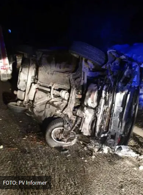 Prevrnuo se automobil na putu Pljevlja-Đurđevića Tara, tri osobe povrijeđene