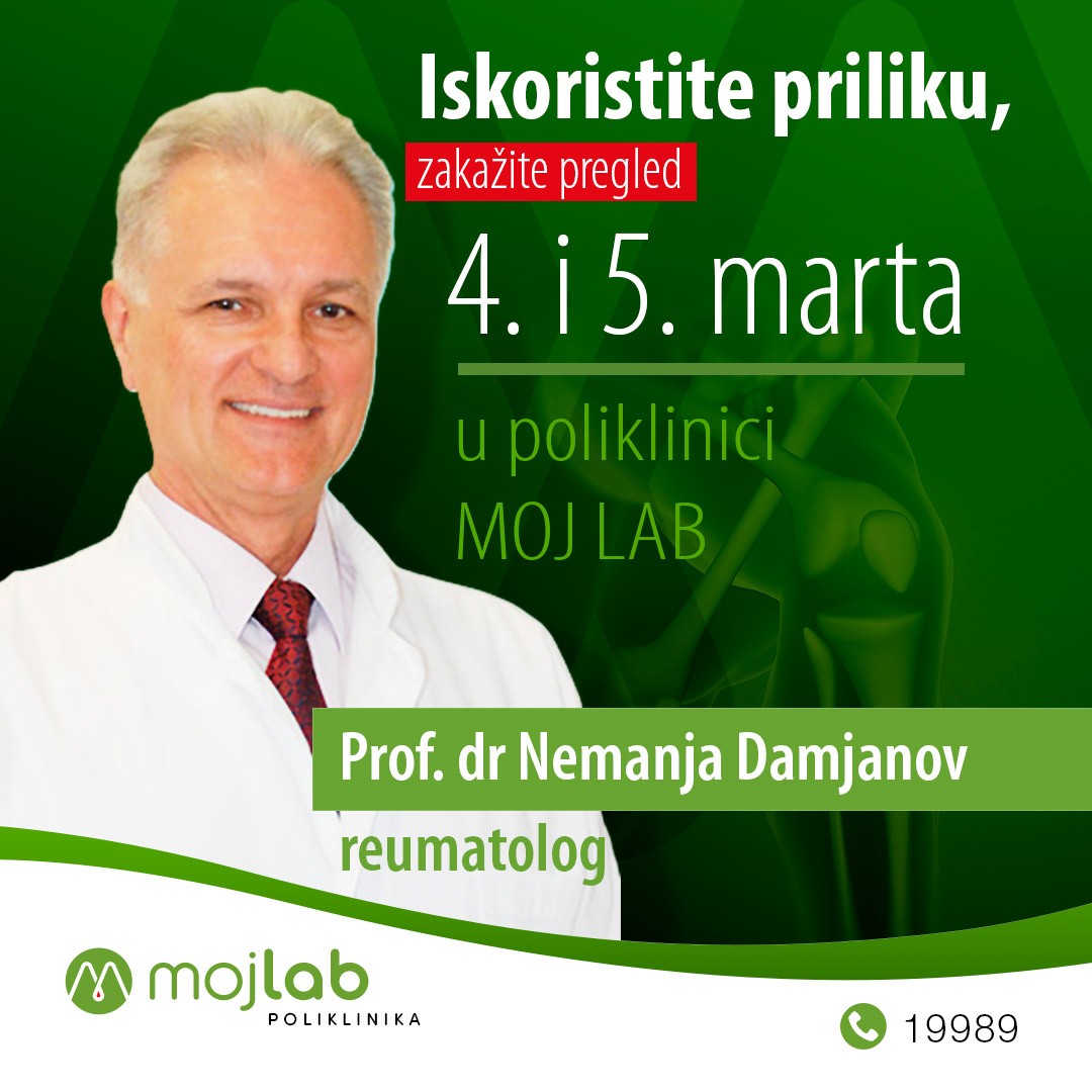 Dr Damjanov u poliklinici Moj Lab