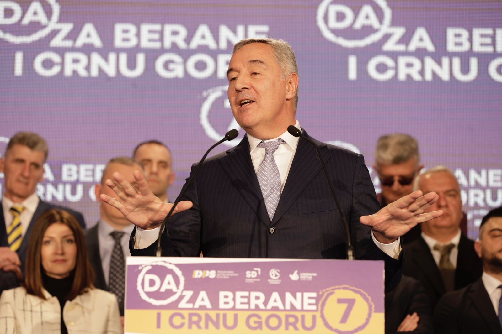 Đukanović: Bićemo najjača lista u Beranama, ovo je borba proevropske i nacionalističke politike – prva vodi u Brisel a druga u Hag
