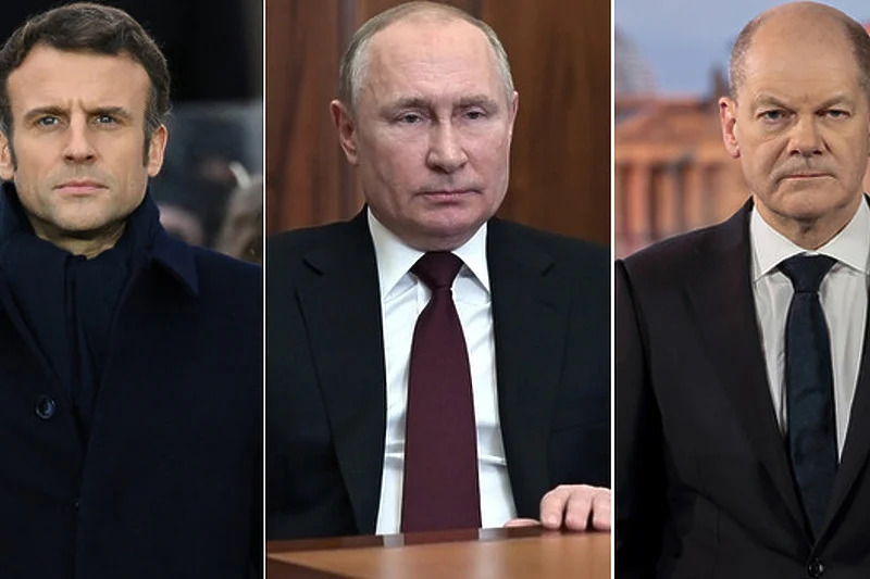 Putin razgovorao s Makronom i Šolcom: Razmatrana i pitanja ruskih bezbjednosnih zahtjeva