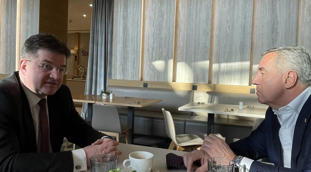 Đukanović-Lajčak: Što skorije deblokirati institucije