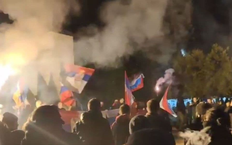 U Bijelom Polju održan skup podrške Rusiji