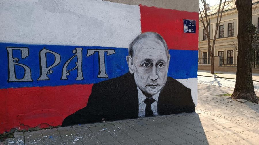 Mural sa likom Vladimira Putina osvanuo na Vračaru
