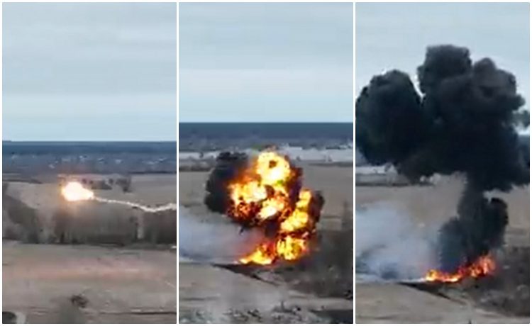(VIDEO) Objavljen snimak rušenja ruskog helikoptera: Ovako ginu okupatori