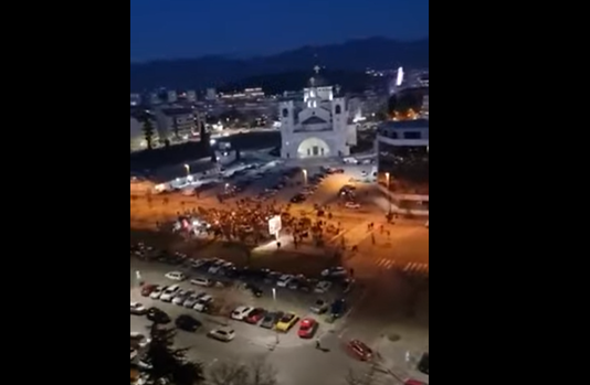 Pogledajte koliko je građana bilo na protestu Demokrata u Podgorici
