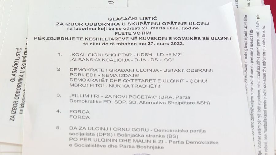 Prigovor koalicije Za novi početak, traže ponavljanje glasanja na jednom biračkom mjestu u Ulcinju