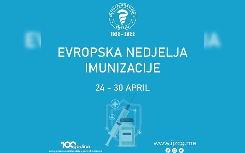 Evropska nedjelja imunizacije: Cilj povećati obuhvat vakcinacije
