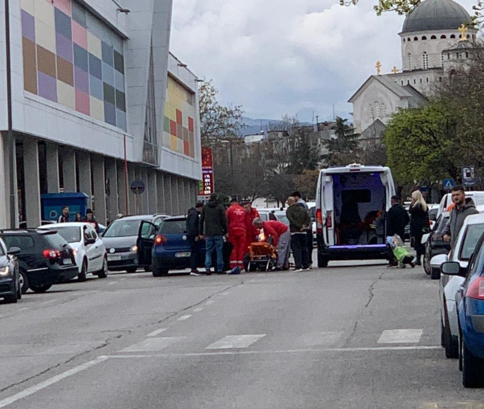 Saobraćajna nezgoda u Podgorici, oboren biciklista