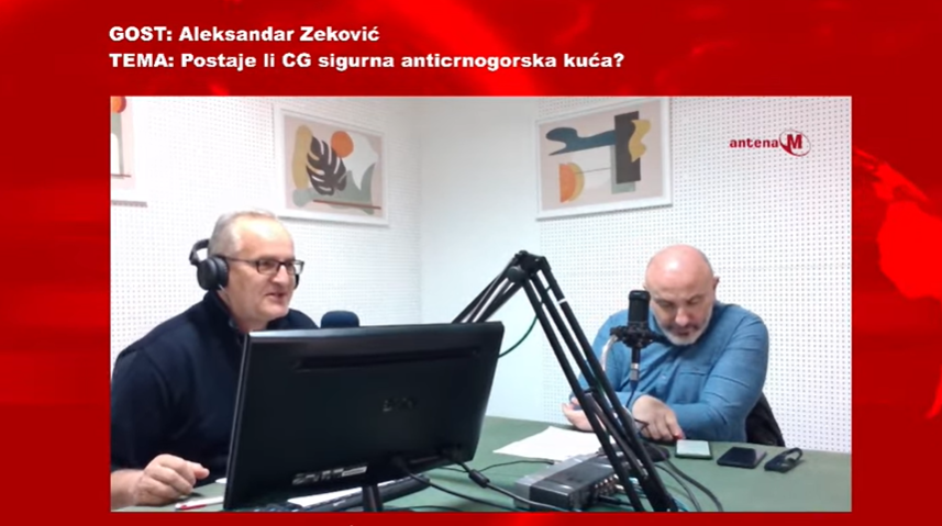 Zeković: Određene strukture u policiji i ANB-u stoje iza boravka Pozdnjakova u Crnoj Gori