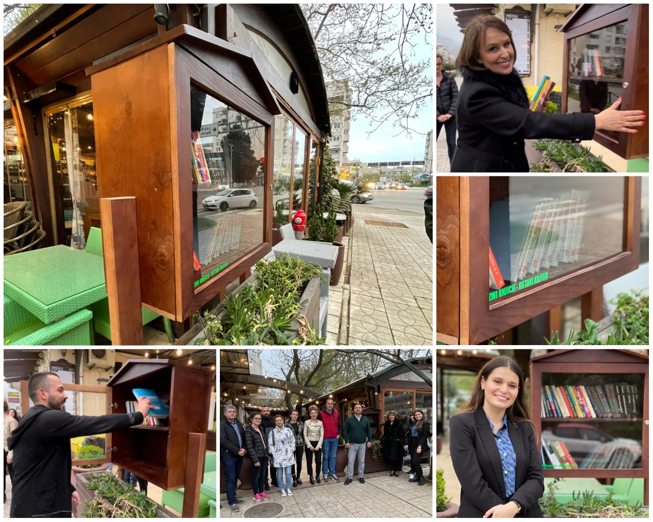 Forum mladih GP URA Bar otvaranjem ulične biblioteke obilježio Internacionalni dan knjige