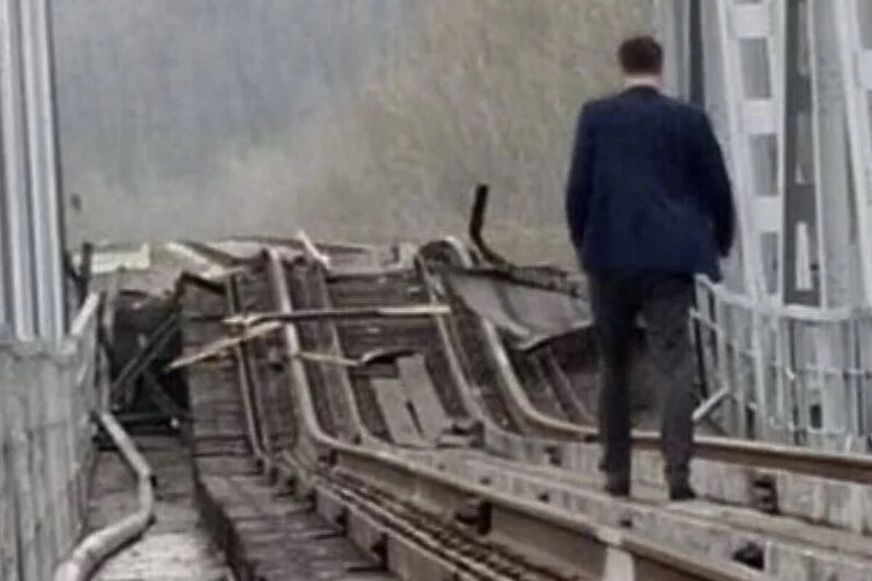 Sabotiran željeznički most koji je Rusiji ključan u agresiji na Ukrajinu