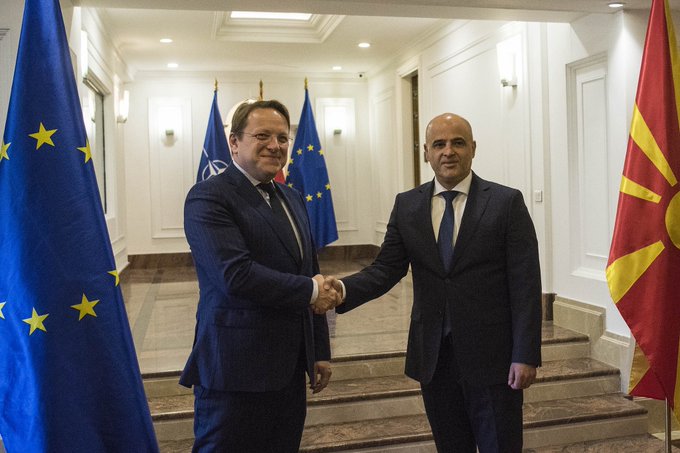 Varhelji: EU želi početak pregovora sa Sjevernom Makedonijom