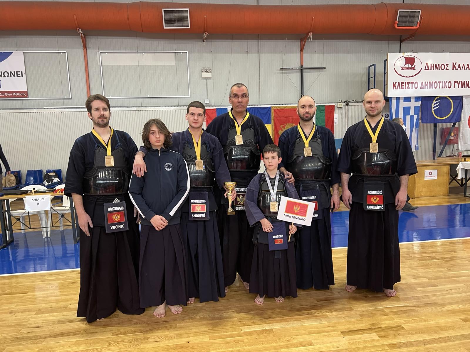 Kendo reprezentacija Crne Gore je prvak Balkana