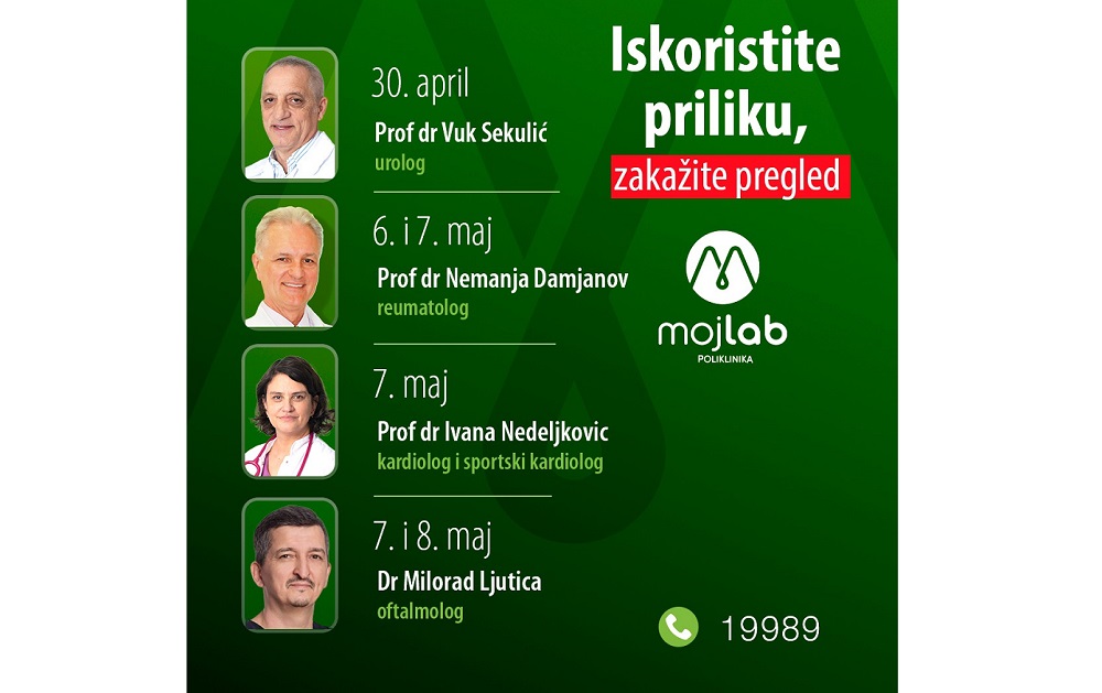 U Poliklinici Moj Lab Regionalno Priznati Specijalisti Iz Svojih Oblasti 8657