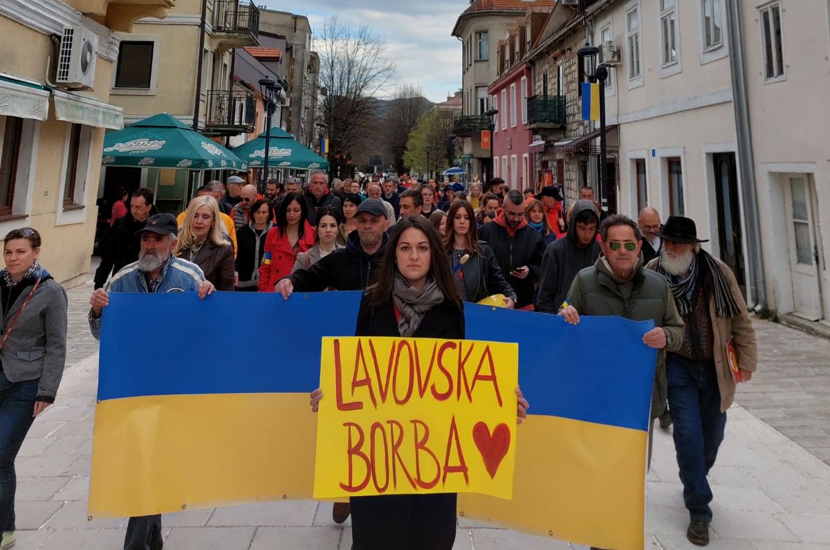 Cetinje i večeras za Ukrajinu: Lavovska borba