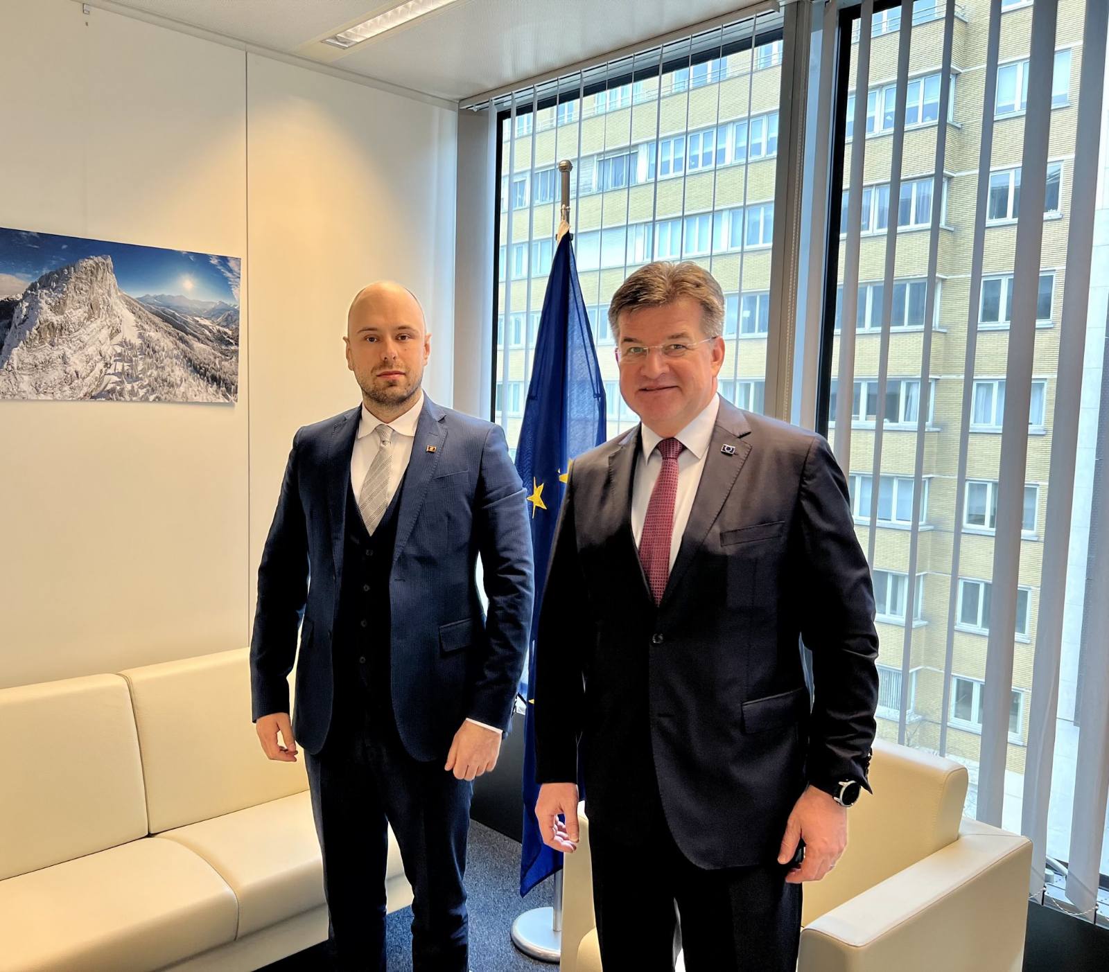 Radulović sa Lajčakom u Briselu: Ubrzana EU integracija garant bezbjednosti i prosperiteta regiona