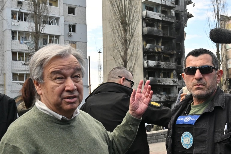 Gutereš o posjeti Kijevu: Bio sam u stanju šoka kada su počele padati granate