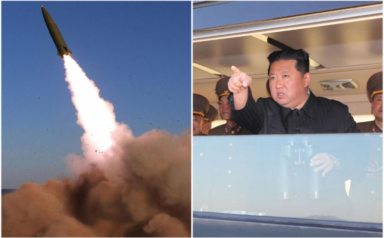 Kim Jong Un kroz prozor pratio probno ispaljivavanje taktičkih navođenih projektila