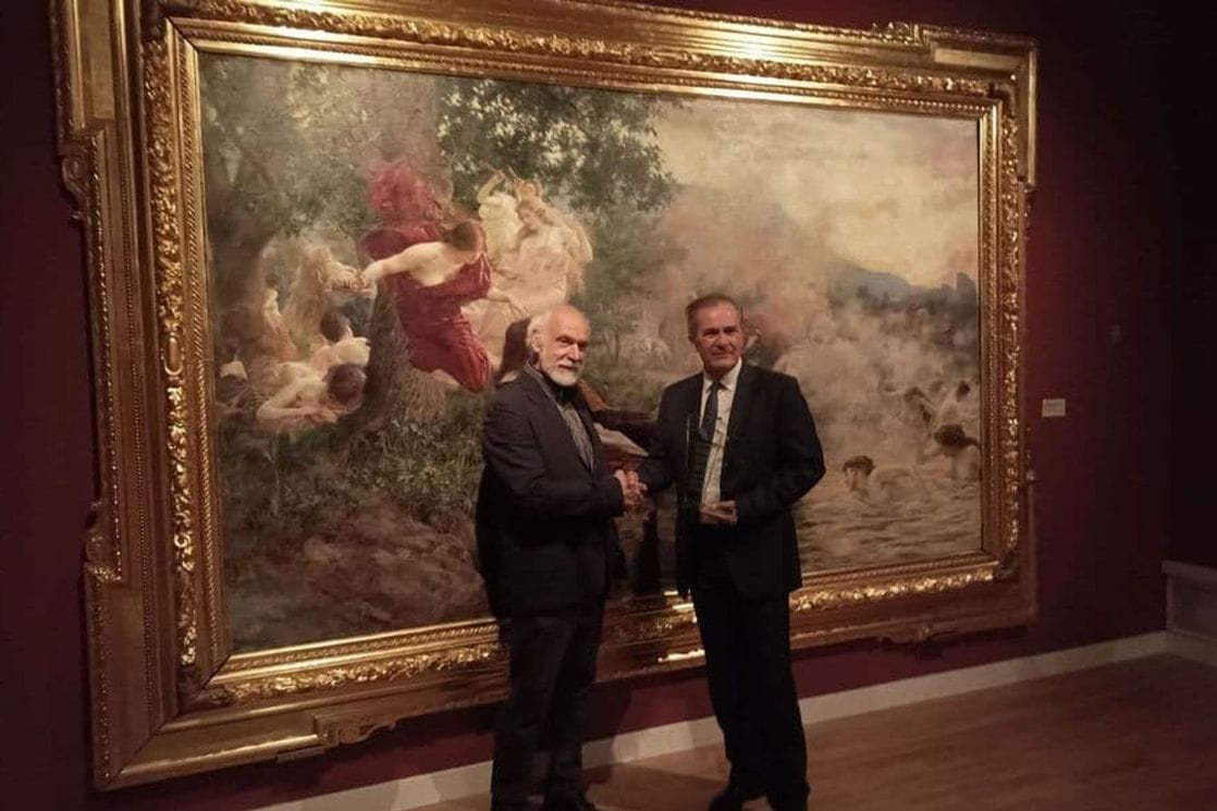 Priznanje Artist on Globe Dimitriju Popoviću za “Likovne zapise u doba korone”