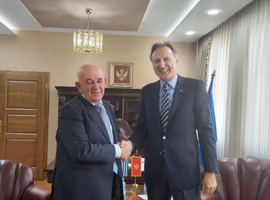 Krivokapić sa ambasadorom Grčke: Na Dan Evrope naredne godine još bliži EU