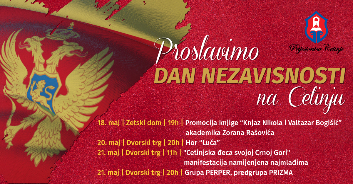 Prijestonica: Mi smo jedini organizator proslave Dana nezavisnosti na Cetinju