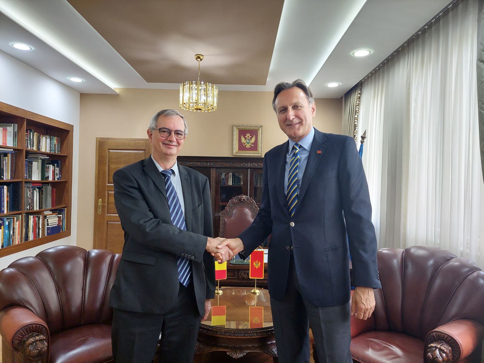 Krivokapić i Adam: Dodatno unaprijediti tradicionalno dobre odnose dvije države