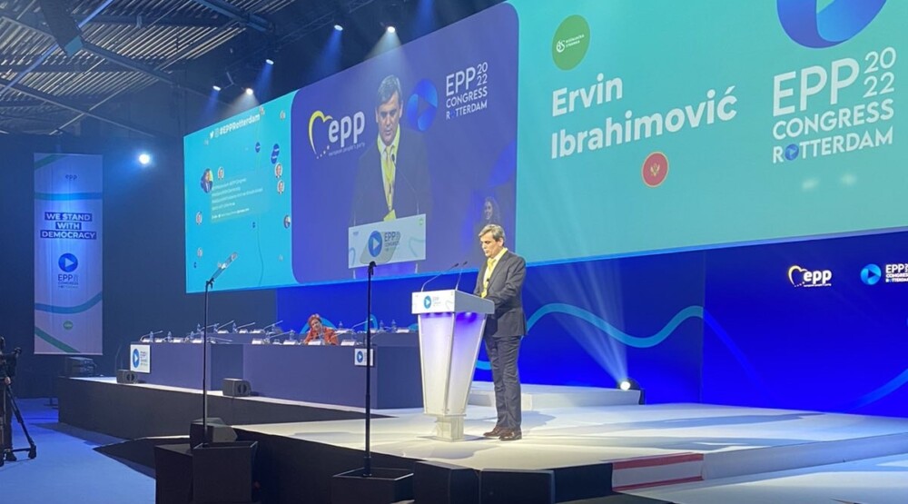 Ibrahimović na Kongresu EPP: Evropska agenda za nas nema alternativu