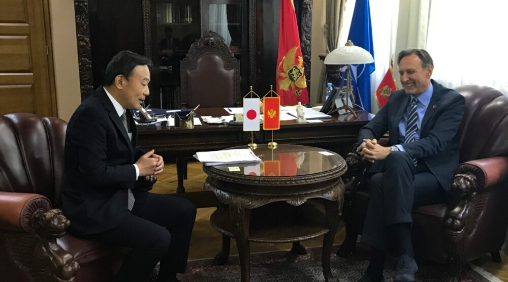 Ministar Krivokapić sa ambasadorom Takahikom: Vrata Crne Gore otvorena su za japanske investicije