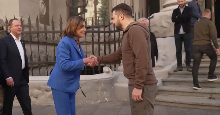 Nensi Pelosi kod Zelenskog: Ovdje smo u posjeti da vam kažemo hvala