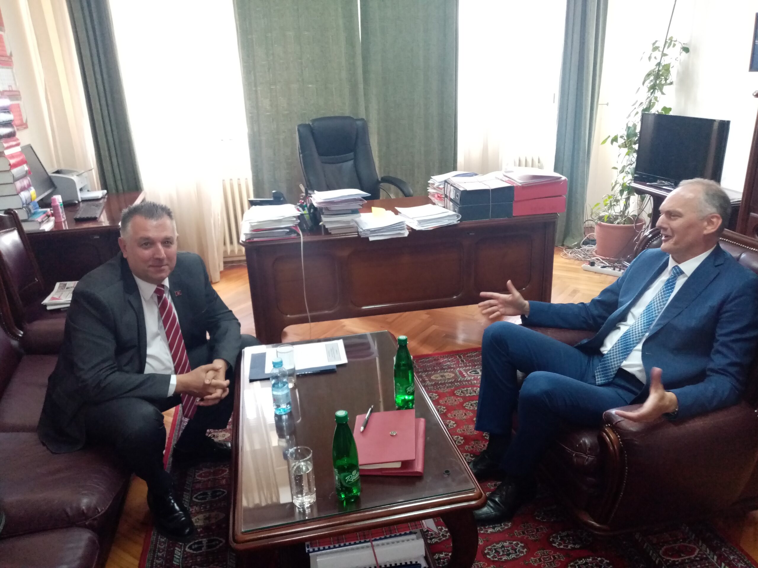 Miljanić sa predsjednikom Višeg suda: Stvoriti osnov za jačenje institucija