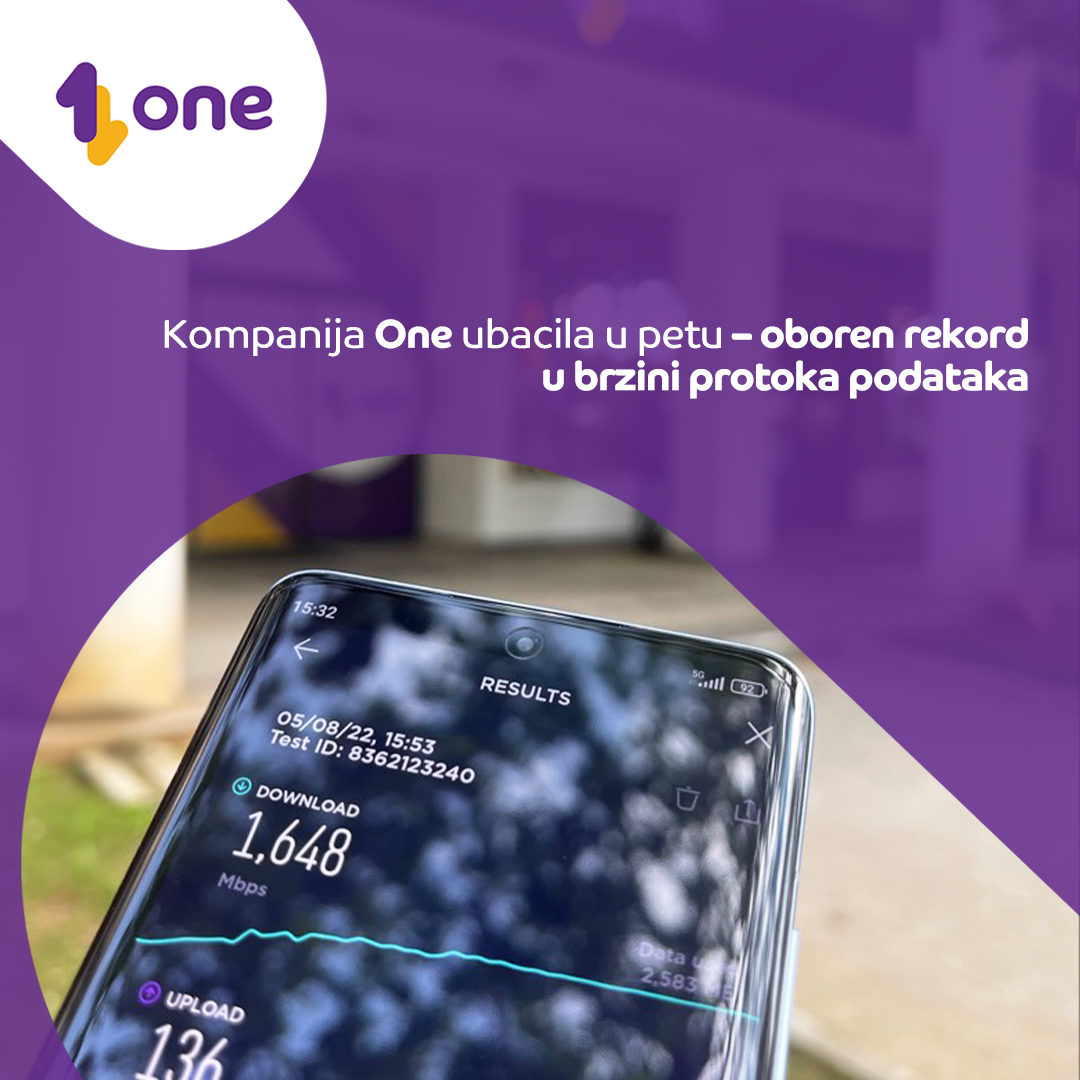 Kompanija One ubacila u petu – oboren rekord u brzini protoka podataka