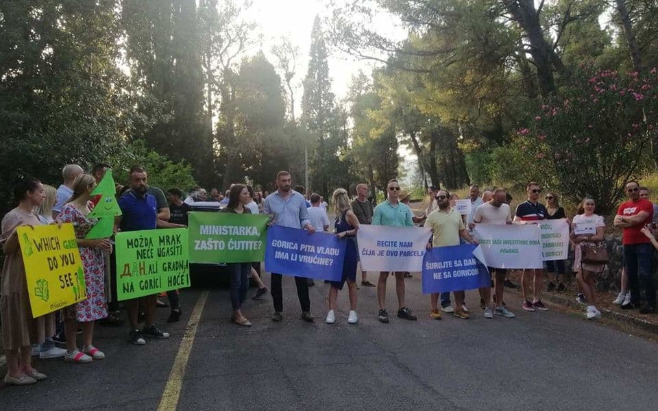 Protest na Gorici: Investitoru ponuđena druga parcela, Vlada bez odgovora