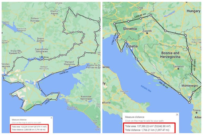 Viralne mape: Rusija u Ukrajini zauzela polovinu Balkana
