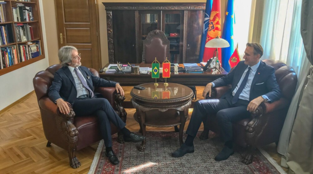 Krivokapić i ambasador Kosta Kouto: Crna Gora i Brazil spremne da jačaju politički dijalog